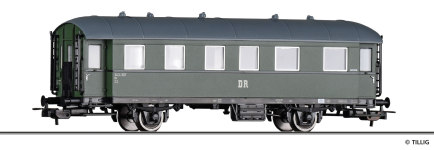 Tillig 74970 - H0 - Personenwagen Bip, 2.Kl., DR, Ep. III - Wagen 1